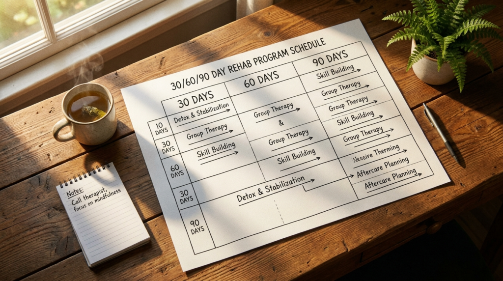 how long does inpatient rehab last